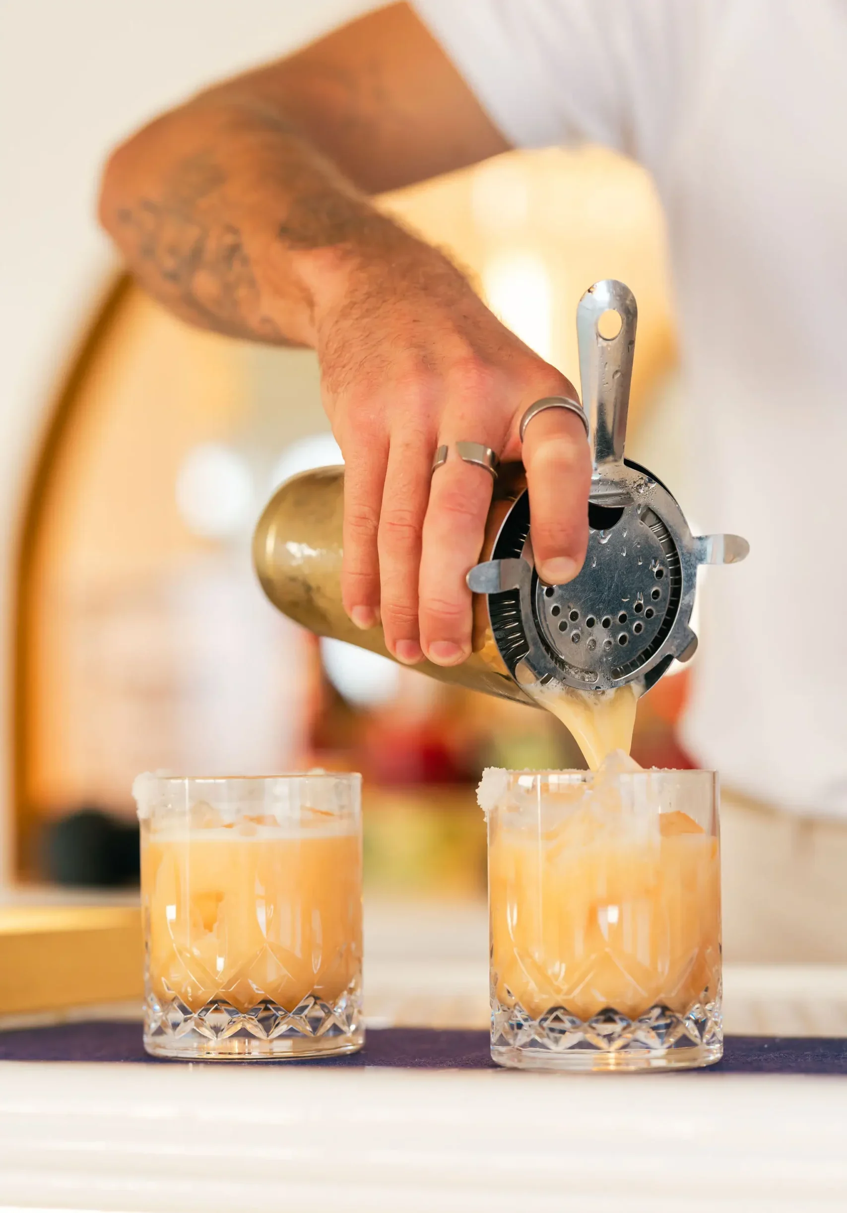 Unique mixology menus
