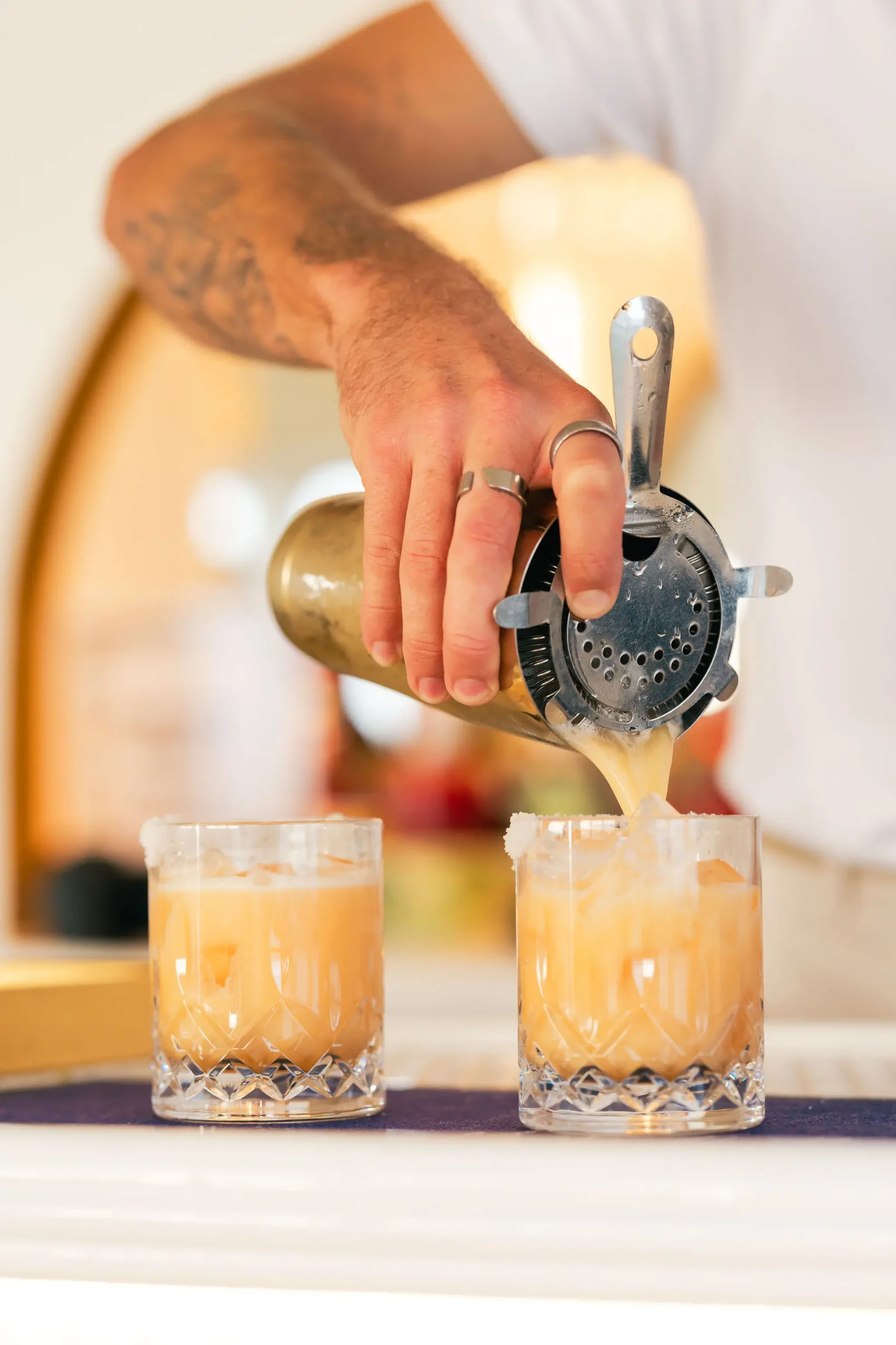 Unique mixology menus